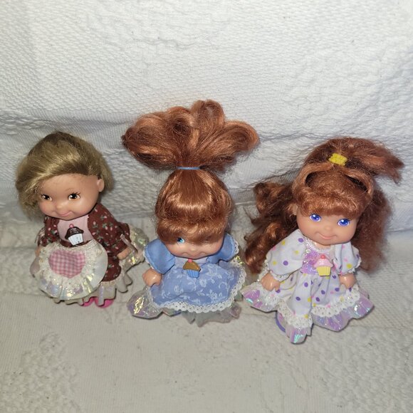 Cherry Merry Muffin 3 Dolls Lot, Vintage 80s - Picture 4 of 17